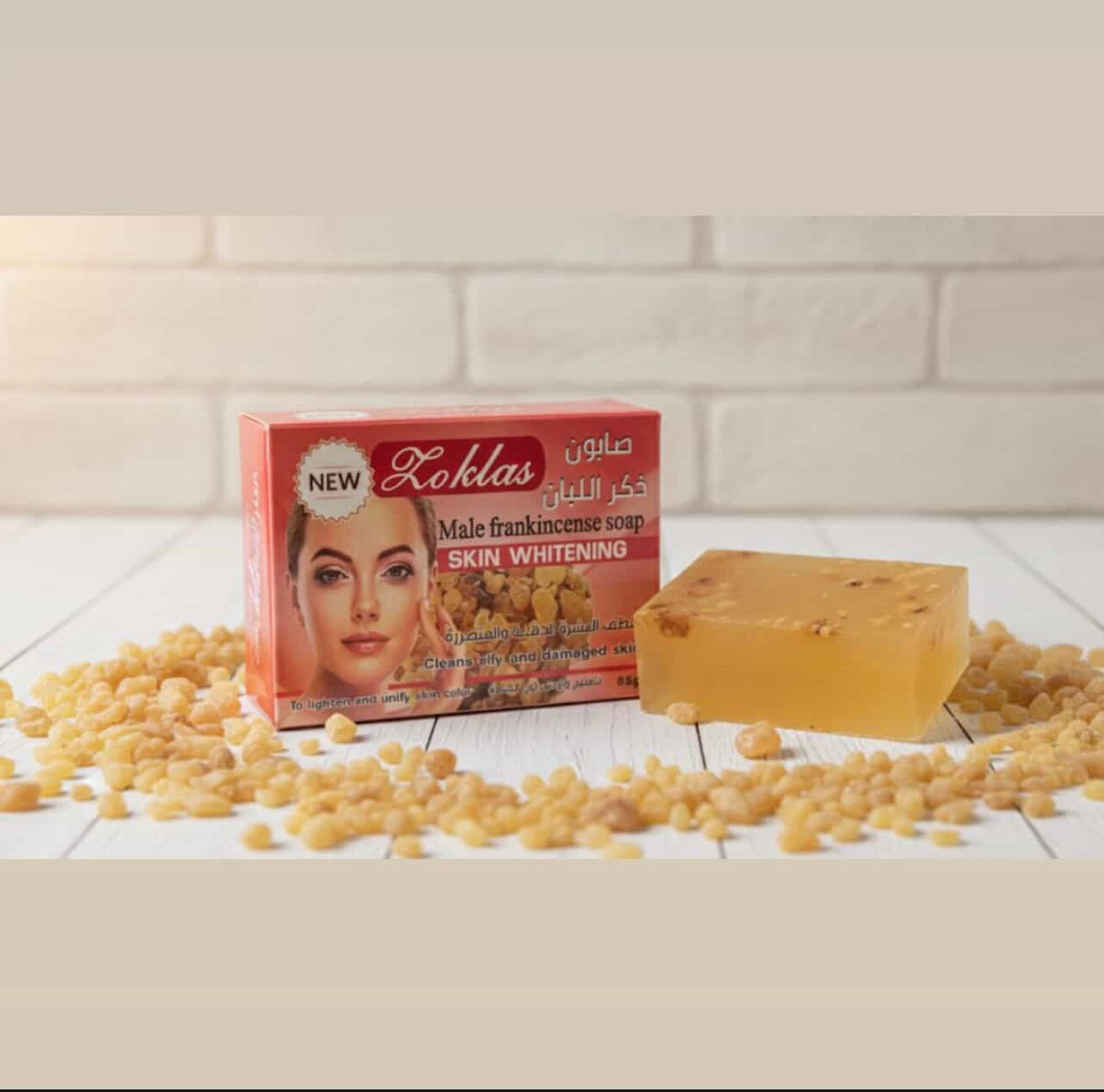 Lobkas™ Frankincense Men’s Clear Skin Soap – Oil Control & Brightening Bar