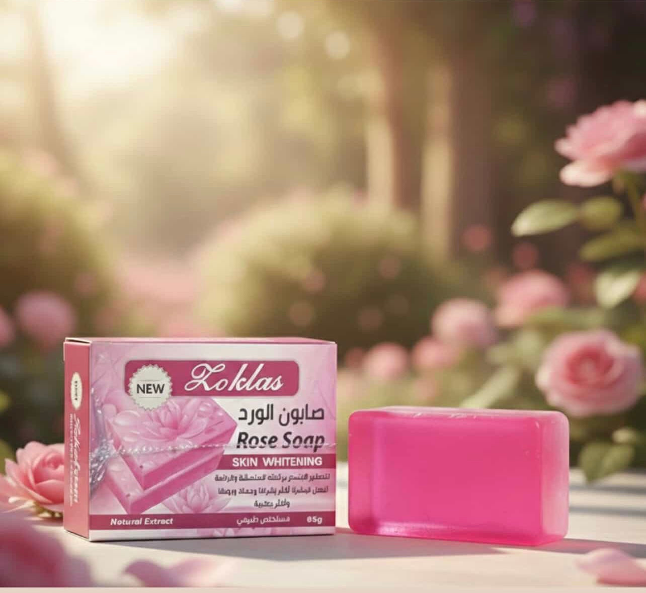Lobkas™ Rose Radiance Soap – Brightening & Moisturizing Beauty Bar
