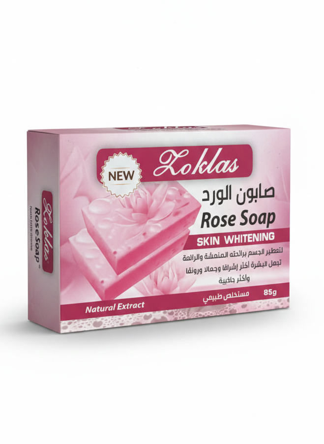 Lobkas™ Rose Radiance Soap – Brightening & Moisturizing Beauty Bar